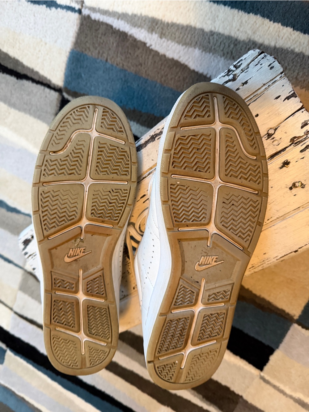 NIKE Leather Tennis Sneaker - Picture 5 of 12
